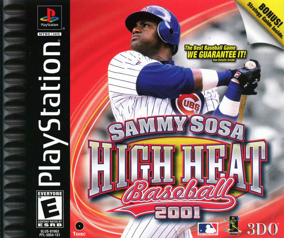 Sammy Sosa High Heat Baseball 2001 box art for Playstation